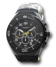 Load image into Gallery viewer, Technomarine Ocean Manta Men's 48mm Black Silicone Chronograph Watch TM-215069-Klawk Watches
