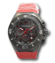 Load image into Gallery viewer, Technomarine Ocean Manta Men's 48mm Gunmetal &amp; Red Chronograph Watch TM-220020
