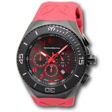 Load image into Gallery viewer, Technomarine Ocean Manta Men's 48mm Gunmetal &amp; Red Chronograph Watch TM-220020
