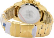 Load image into Gallery viewer, TechnoMarine Grand Manta Ray Mens 47mm Black Gold Quartz Chrono Watch TM-220131-Klawk Watches
