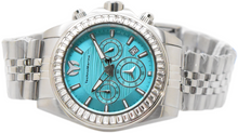 Load image into Gallery viewer, TechnoMarine Manta Ray Luxe Men's 42mm 48 Crystals Blue Chrono Watch TM-225015-Klawk Watches
