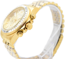Load image into Gallery viewer, TechnoMarine Manta Ray Mens 42mm 48 Crystals Triple Gold Chrono Watch TM-222020
