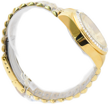 Load image into Gallery viewer, TechnoMarine Manta Ray Mens 42mm 48 Crystals Triple Gold Chrono Watch TM-222020

