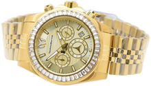Load image into Gallery viewer, TechnoMarine Manta Ray Mens 42mm 48 Crystals Triple Gold Chrono Watch TM-222020

