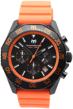 Load image into Gallery viewer, TechnoMarine Mare Vivo Men's 44mm Black and Orange Ocean Chrono Watch TM-225076
