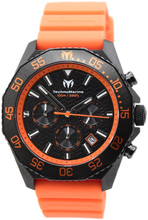 Load image into Gallery viewer, TechnoMarine Mare Vivo Men's 44mm Black and Orange Ocean Chrono Watch TM-225076
