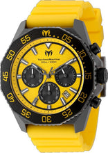 Load image into Gallery viewer, TechnoMarine Mare Vivo Men's 44mm Black and Yellow Ocean Chrono Watch TM-225077
