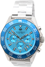 Load image into Gallery viewer, TechnoMarine Mare Vivo Men's Watch 44mm, Double Blue Chrono Watch TM-225089-Klawk Watches

