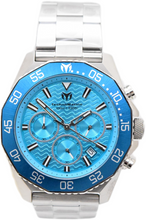 Load image into Gallery viewer, TechnoMarine Mare Vivo Men's Watch 44mm, Double Blue Chrono Watch TM-225089-Klawk Watches
