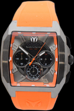 Load image into Gallery viewer, TechnoMarine Aqua Quadrant Men's 41mm Orange Gunmetal Chrono Watch TM-225107

