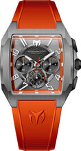 Load image into Gallery viewer, TechnoMarine Aqua Quadrant Men's 41mm Orange Gunmetal Chrono Watch TM-225107
