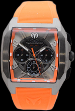 Load image into Gallery viewer, TechnoMarine Aqua Quadrant Men's 41mm Orange Gunmetal Chrono Watch TM-225107
