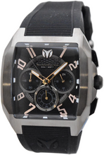 Load image into Gallery viewer, TechnoMarine Aqua Quadrant Men's 41mm Gunmetal Silicone Chrono Watch TM-225108
