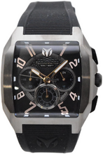 Load image into Gallery viewer, TechnoMarine Aqua Quadrant Men's 41mm Gunmetal Silicone Chrono Watch TM-225108
