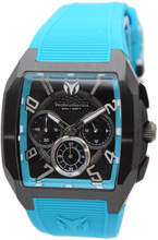 Load image into Gallery viewer, TechnoMarine Aqua Quadrant Men's 41mm Super Blue Silicone Chrono Watch TM-225110-Klawk Watches

