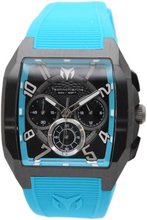 Load image into Gallery viewer, TechnoMarine Aqua Quadrant Men's 41mm Super Blue Silicone Chrono Watch TM-225110-Klawk Watches
