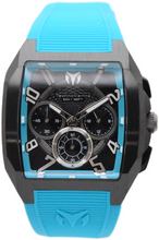 Load image into Gallery viewer, TechnoMarine Aqua Quadrant Men's 41mm Super Blue Silicone Chrono Watch TM-225110-Klawk Watches
