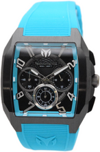 Load image into Gallery viewer, TechnoMarine Aqua Quadrant Men's 41mm Super Blue Silicone Chrono Watch TM-225110-Klawk Watches
