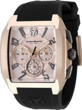 Load image into Gallery viewer, TechnoMarine Aqua Quadrant Men's 41mm Rose Gold &amp; Black Chrono Watch TM-225112
