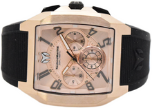 Load image into Gallery viewer, TechnoMarine Aqua Quadrant Men's 41mm Rose Gold &amp; Black Chrono Watch TM-225112
