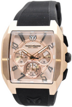 Load image into Gallery viewer, TechnoMarine Aqua Quadrant Men's 41mm Rose Gold &amp; Black Chrono Watch TM-225112
