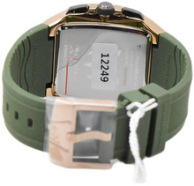 Load image into Gallery viewer, TechnoMarine Aqua Quadrant Men's 41mm Rose Gold &amp; Green Chrono Watch TM-225114
