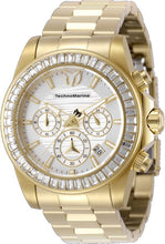 Load image into Gallery viewer, TechnoMarine Manta Ray Men's 42mm 48 Crystals Silver Gold Chrono Watch TM-225126-Klawk Watches
