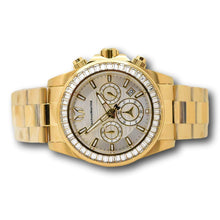 Load image into Gallery viewer, TechnoMarine Manta Ray Men's 42mm 48 Crystals Silver Gold Chrono Watch TM-225126-Klawk Watches
