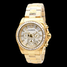 Load image into Gallery viewer, TechnoMarine Manta Ray Men's 42mm 48 Crystals Silver Gold Chrono Watch TM-225126-Klawk Watches
