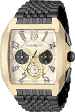 Load image into Gallery viewer, TechnoMarine Aqua Quadrant Men's Gold Black Chronograph Watch TM-226019
