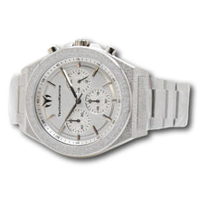 Load image into Gallery viewer, TechnoMarine Ocean Emperor Radiant Silver Steel Men's 43mm Watch TM-318151-Klawk Watches
