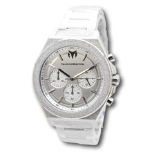 Load image into Gallery viewer, TechnoMarine Ocean Emperor Radiant Silver Steel Men's 43mm Watch TM-318151-Klawk Watches
