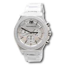 Load image into Gallery viewer, TechnoMarine Ocean Emperor Radiant Silver Steel Men's 43mm Watch TM-318151-Klawk Watches
