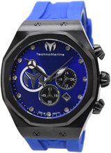 Load image into Gallery viewer, Technomarine Reef Sun Men's Blue 45mm Crystal Chrono Watch TM-523001-Klawk Watches
