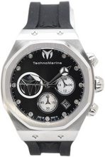 Load image into Gallery viewer, Technomarine Reef Sun Women's 40mm Double Black Crystal Chrono Watch TM-523004

