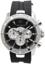 Load image into Gallery viewer, Technomarine UF6 Double Black Crystal Men's 45mm Chronograph Watch TM-621009-Klawk Watches
