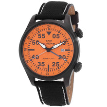 Load image into Gallery viewer, Glycine Airpilot GMT 44 Men&#39;s 44mm Orange Rotating Bezel Swiss Made Watch GL0436-Klawk Watches
