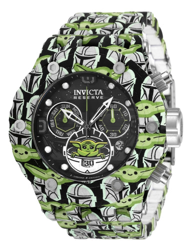 Invicta Star Wars The Child Men's Mandalorian Limited Ed Hydroplated Watch 35163-Klawk Watches