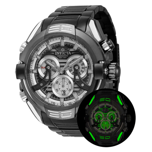 Invicta Mammoth Men's Ultra Lume Gray 54mm Swiss Chrono Watch 37528-Klawk Watches
