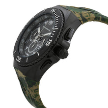 Load image into Gallery viewer, Technomarine Ocean Manta Mens 48mm Light Green Camo Strap Chrono Watch TM-221044-Klawk Watches
