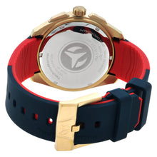 Load image into Gallery viewer, TechnoMarine Ocean Quantum Men's 44mm Blue &amp; Gold Chronograph Watch TM-318127-Klawk Watches
