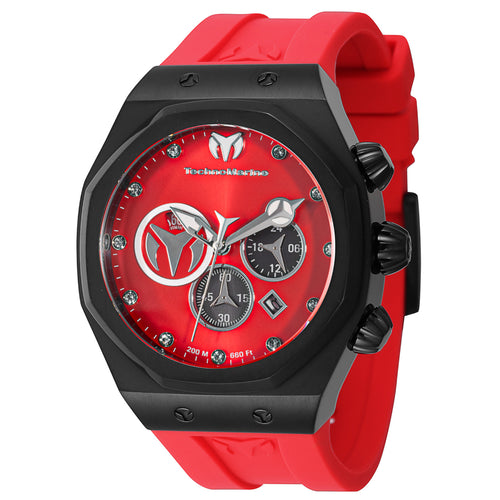 Technomarine Men's Blackfire Reef Sun 45mm Crystal Chrono Watch TM-523003-Klawk Watches