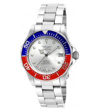 Load image into Gallery viewer, Invicta Pro Diver Automatic Men&#39;s 40mm Silver Dial Pepsi Bezel Watch 17041-Klawk Watches
