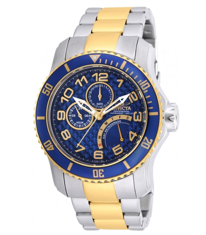Invicta Pro Diver Mens 49mm Retrograde Date Multi-Function Stainless Watch 17356-Klawk Watches