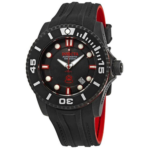 Invicta Grand Diver Automatic Men's 47mm Double Black Silicone Watch 20205-Klawk Watches
