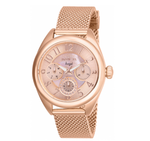 Invicta Angel Women's 35mm Rose Gold Multi-Function Mesh Band Watch 27454 Rare-Klawk Watches