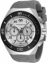 Load image into Gallery viewer, Technomarine Ocean Manta Men&#39;s 48mm Gray Silicone Chronograph Watch TM-220023-Klawk Watches
