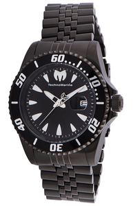 TechnoMarine Sea Manta Men's 42mm Triple Black 200M Quartz Watch TM-220089-Klawk Watches