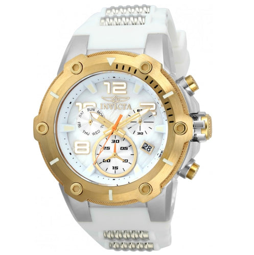 Invicta Speedway Men's 52mm White Pearl Dial Swiss Chronograph Watch 22512-Klawk Watches
