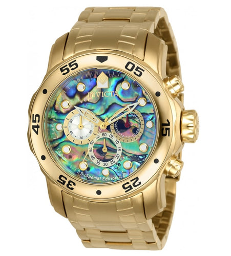 Invicta Pro Diver Special Edition Mens 48mm Abalone Dial Chronograph Watch 23192-Klawk Watches